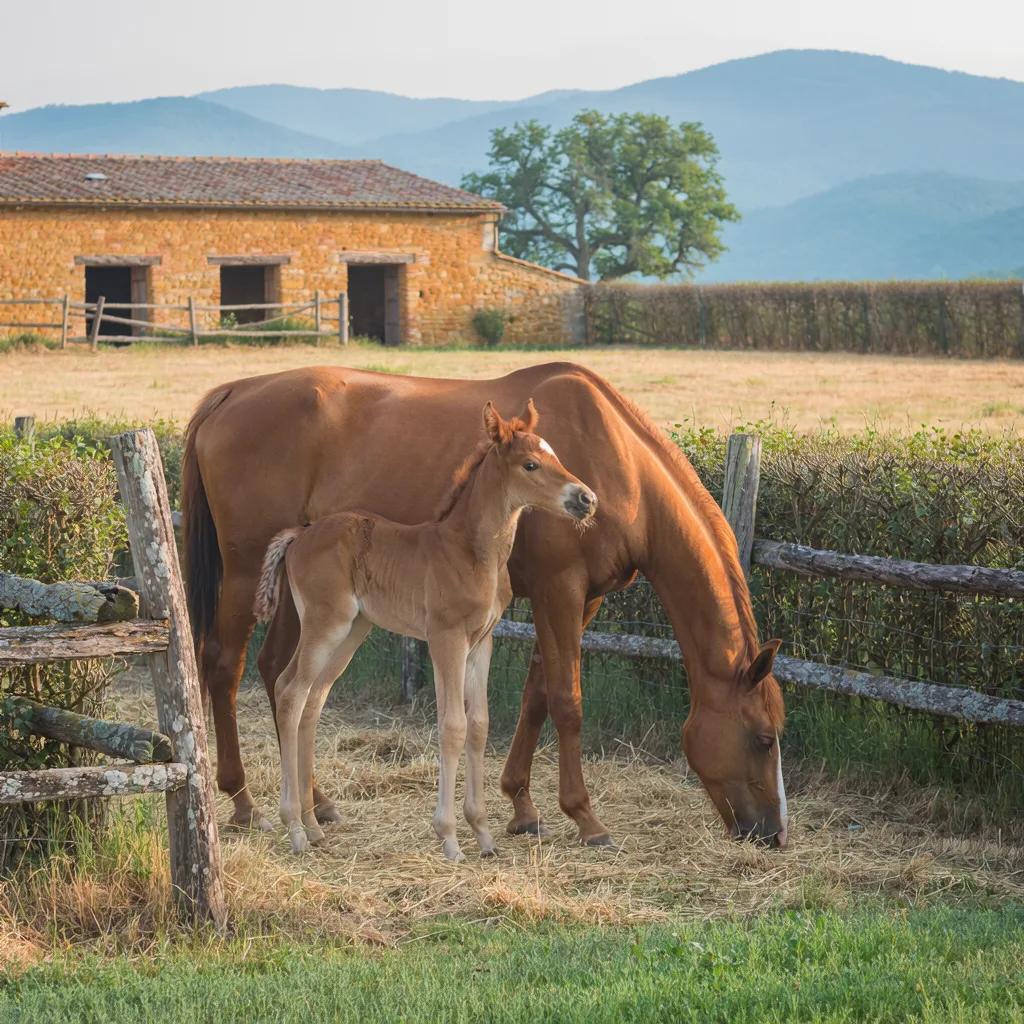 Élevage de chevaux, La Billonnière, Lentigny